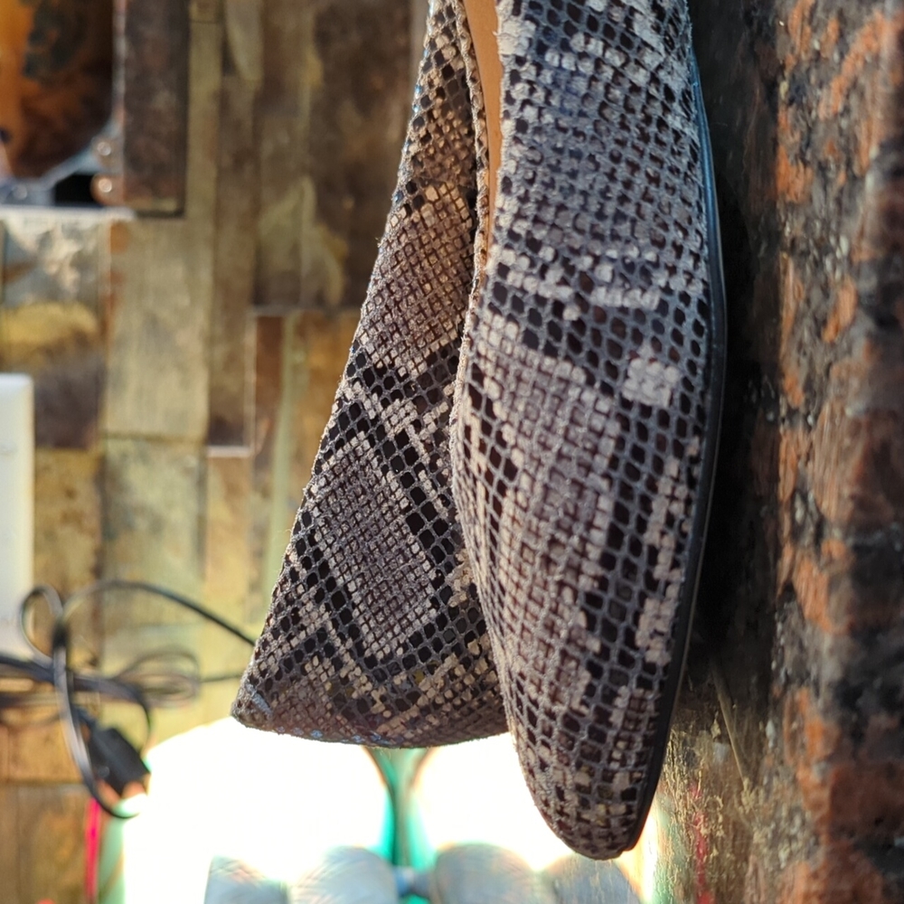 Corso Como Julia Python Embossed Flats New - image 2